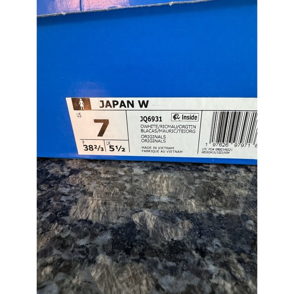 adidas WMNS Japan Off White Rich Mauve Orange Tint JQ6931 Women's Size 7 Shoes - Picture 7 of 10